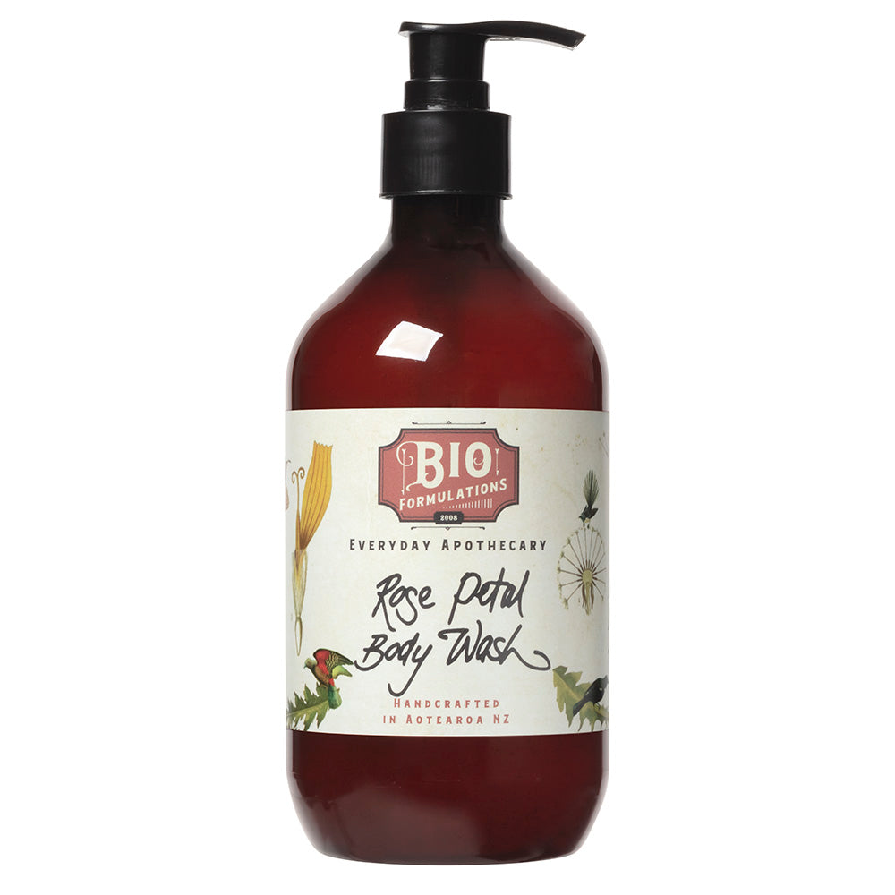 Rose Petal Body Wash. Natural Body Wash by BioFormulations